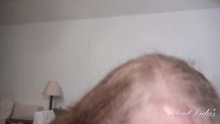 AuntJudys - Your Breasty 61yo GILF Stepmom Maggie Jacks u off & Sucks your Penis (POV)