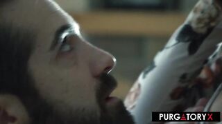 PURGATORYX Tiny Lilly Hall deepthroats her priest