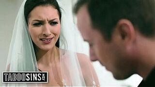 Groom's Stepbrother Anal Screw The Bride Previous to The Wedding - Bella Rolland