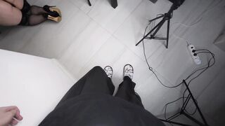 alma bohler cleaning up after sex, pov amateur