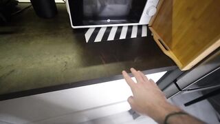alma bohler cleaning up after sex, pov amateur