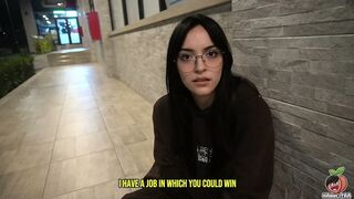 I Offered to Pay for This Nerdy eighteen-year-old Virgin Hotty's University Tuition, but That babe Ended up Getting Screwed and Penniless.