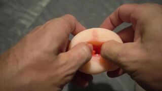 Dad Drills His Recent Toy Until This chab Cums Hard!