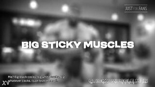 Sticky Muscle Dudes Day 99 Preview, Muscle Boys, Large Jocks, Large Cum Loads (AI-Generated)
