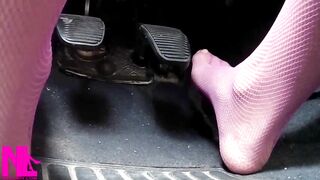 Carnal Pedal Pumping in My Pink Fishnets