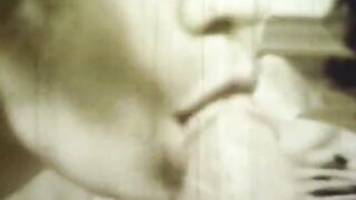 Sepia Vintage Cum Harlots Share Loads in Retro 8-minute Fuckfest