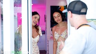 Lewd Housewives Share a Large Schlong