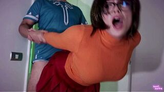 Velma Dinkley (Full Episode) nerdy hotty gets drilled hard at halloween - Pleasant Darling