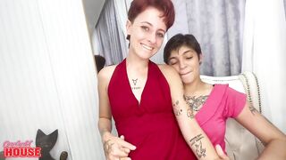 Fortunate Man in a Trio with two Very Sexy Bisex Cuties