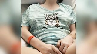 Taut teen masturbating to climax