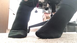 Tried to get some work done, but my feet needed to breath.