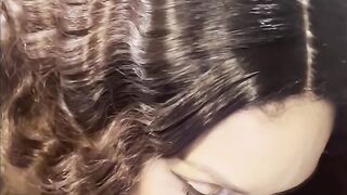 real supa7 riding hard with her large booty