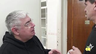 Ice cream delivery guy fucks the wife during the time that the spouse looks for cash.