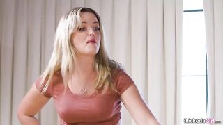Stepmom Charlie Forde comes to a conclusion to join her lesbo teen stepdaughters Emma Rosie and Coco Lovelock to a trio since they are not actually related.