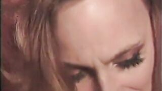 Nice-looking golden-haired mother I'd like to fuck gets banged hard in taxi during the time that her ally watches