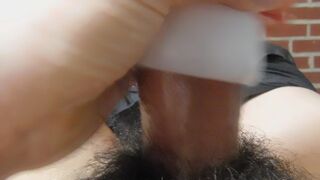 Screwing my Tenga Egg (Wavy) with a jizz flow