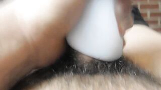 Screwing my Tenga Egg (Wavy) with a jizz flow