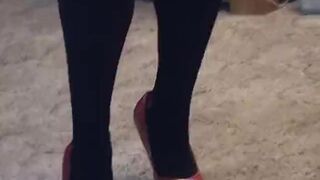 Vacuuming High Heels Fetish - ALHANA WINTER - Old Shoe Lover Movie scene