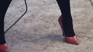 Vacuuming High Heels Fetish - ALHANA WINTER - Old Shoe Lover Movie scene