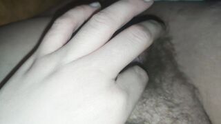 I love edging my twat with my large sex toy...