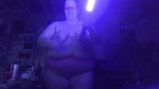 Melons Ross Shows Off Her Lightsaber
