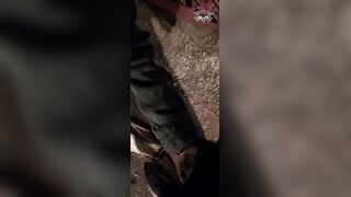 Public pick up and bang creampie