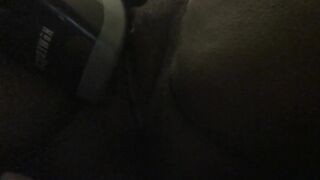Using Massager to Please Snatch