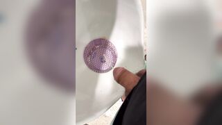 Hopeless talking & running to public restroom wetting myself pee dribble