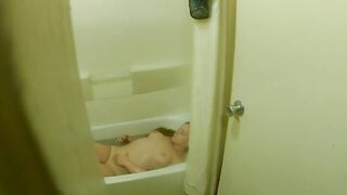 Watching Sister in Law in the Baths - No Sex - Thick Redhead