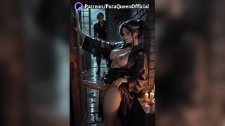 Vampire Shemale hentai Anal in the Stormy Night – Red Eyes Leather Sex (AI)