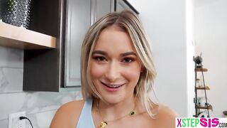 Small golden-haired stepsis teen always gets what this babe desires likewise this day