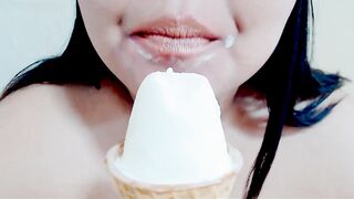 Food Porn Diary: Ribald Throat Ice cream (ASMR)