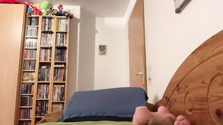 Crossdresser selfcum pervert nylons