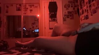 Sexually excited Trans Man has a fine jack off (quick cum!)