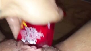 Baby hotty masturbating snatch
