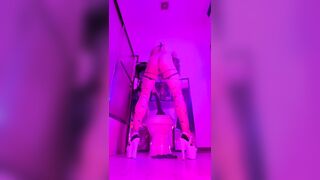 Shrouded Midnight Ballerina Anal Stretching Gape Doxy