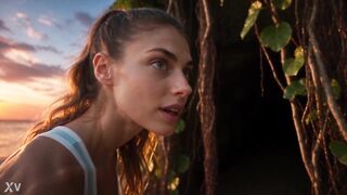 This babe Entered the Cave After Sunset - Smth Came Out With Her - Erotic Horror Teaser AI