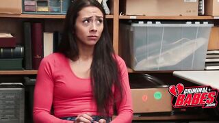 Busted thief cries then screws security in the stockroom