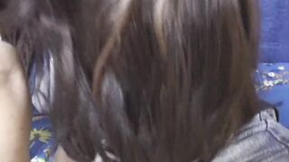 Amateur doxy gets drilled by 2 swingers