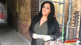 GERMAN SCOUT - Plump Teen Ashley Coarse Bang at Street Casting