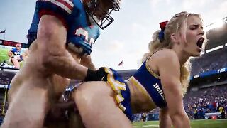 (AI Generated) NekoPunkStudio - A Cheerleader Group sex