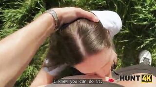 HUNT4K. Cheating in front of cuckold