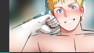 GIANT BOOTY DISCLOSE ACTION WITH MUSCLE GROWTH ANIMATION
