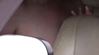 Voyeur Outdoors Spying on Lesbians having Fun in the Car. Amateur Fetish.