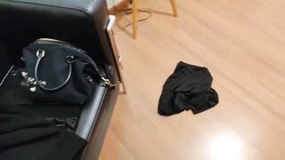 MY WIFE SURPRISES ME IN THE BATHROOM FUCKING A BITCH