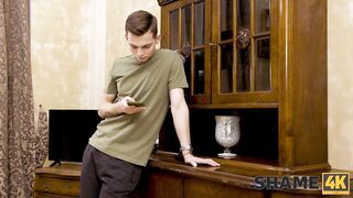 SHAME4K. Stealing is bad but Aged rehabilitates by sex in the kitchen