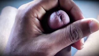POV Close-Up Large Cock Solo Masturbation – Immodest Talking, Loud Groaning & Biggest Climax