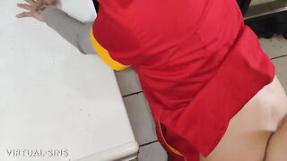 Oxxo employee bangs the boss.