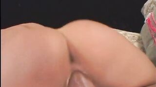 Ranch cutie enjoying large rod