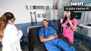 The Solely Cure For A Hard Knob - Nurse Trio - Miss Lexa x Vivienne Vo - Teddy Tarantino